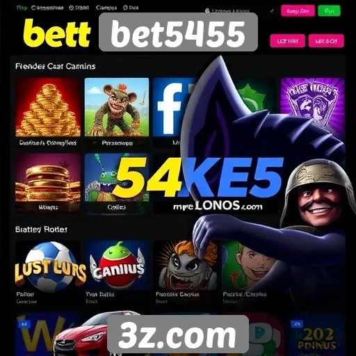 Foco na diversidade de jogos no site bet5455