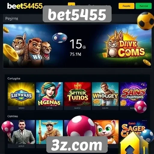 Análise das ofertas de jogos no bet5455